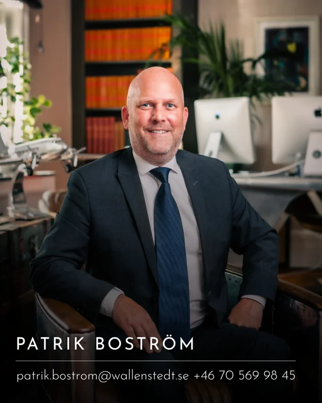 Med engagemang och lokalkännedom hjälper Patrik dig hela vägen.

Kontakt:
📲 070 569 98 45
📩 patrik.bostrom@wallenstedt.se
💻 wallenstedt.se